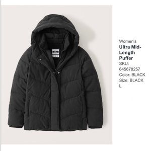NWOT(: Ultra Mid Length Puffer